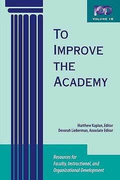 portada to improve the academy
