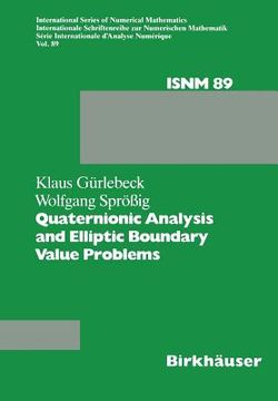 portada Quaternionic Analysis and Elliptic Boundary Value Problems