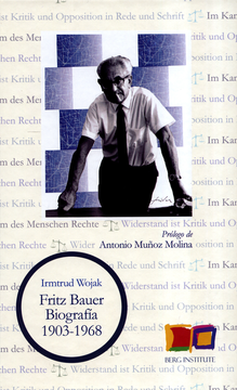 portada Fritz Bauer. Biografia 1903 - 1968