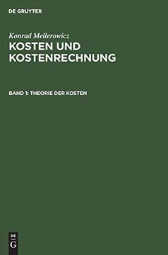 portada Theorie der Kosten (en Alemán)
