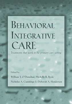 portada behavioral integrative care: treatments that work in the primary care setting (en Inglés)