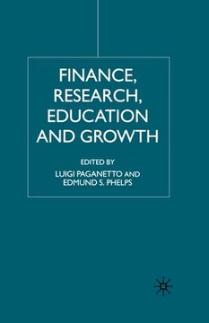 portada Finance, Research, Education and Growth (en Inglés)
