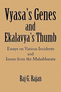 portada vyasa's genes and ekalavya's thumb (en Inglés)