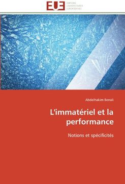 portada L'Immateriel Et La Performance