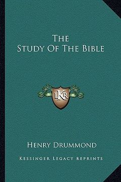 portada the study of the bible (en Inglés)