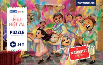 portada Encantos Puzzle: Holi Festival