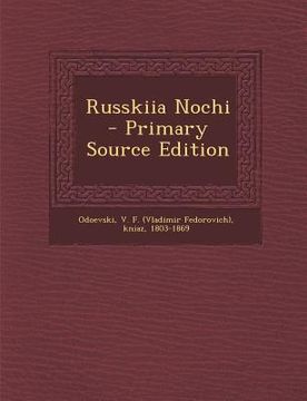 portada Russkiia Nochi (en Ruso)