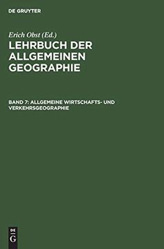 portada Allgemeine Wirtschafts- und Verkehrsgeographie (en Alemán)