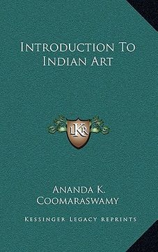 portada introduction to indian art (en Inglés)