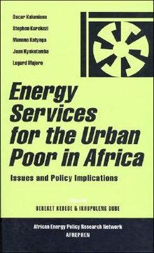 portada energy services for the urban poor in africa: issues and policy implications (en Inglés)