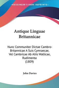 portada Antique Linguae Britannicae: Nunc Communiter Dictae Cambro-Britannicae A Suis Cymraecae, Vel Cambricae Ab Aliis Wallicae, Rudimenta (1809) (en Latin)