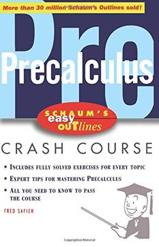 portada Schaum's Easy Outline of Precalculus (Schaum's Easy Outlines) (en Inglés)