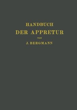 portada Handbuch der Appretur (German Edition)