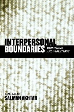 portada interpersonal boundaries: variations and violations (in English)