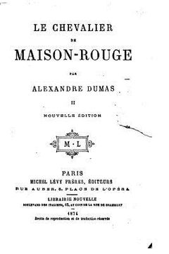 portada Le chevalier de Maison-Rouge (in French)