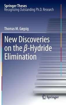 portada new discoveries on the -hydride elimination (en Inglés)