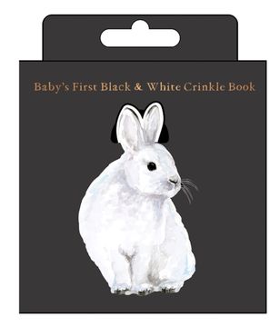 Organic Tummy Time Crinkle Book for Baby: High-Contrast Art for Sensory Play and On-the-Go Fun