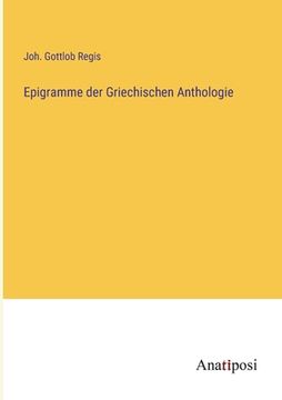 portada Epigramme der Griechischen Anthologie (en Alemán)