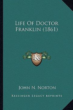 portada life of doctor franklin (1861)