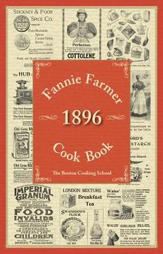 portada fannie farmer 1896 cook book (en Inglés)