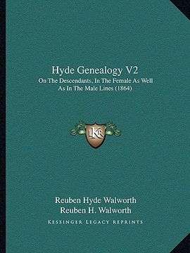 portada hyde genealogy v2: on the descendants, in the female as well as in the male lines (1864) (en Inglés)