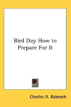 portada bird day how to prepare for it (in English)