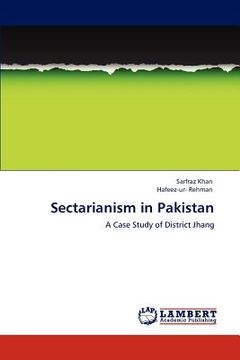 portada sectarianism in pakistan (en Inglés)