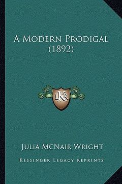 portada a modern prodigal (1892) (in English)