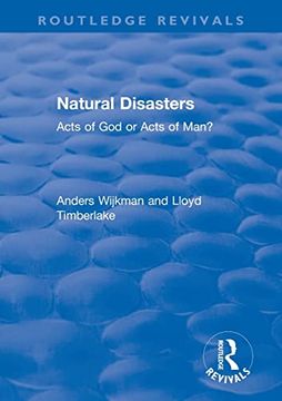 portada Natural Disasters (Routledge Revivals) (en Inglés)