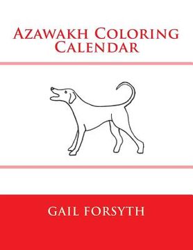 portada Azawakh Coloring Calendar