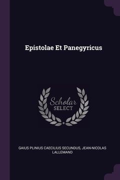 portada Epistolae Et Panegyricus (en Inglés)