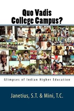 portada Quo Vadis College Campus?: Glimpses of Indian Higher Education