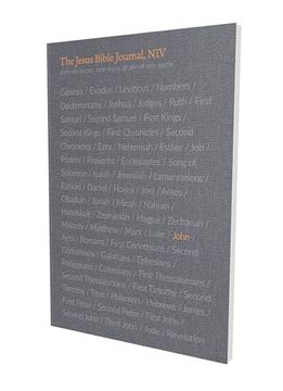 portada The Jesus Bible Journal, John, Niv, Paperback, Comfort Print (in English)
