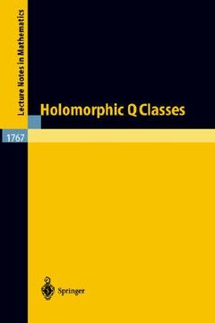 portada holomorphic q classes (en Inglés)