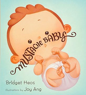 portada Mustache Baby (board book) (in English)