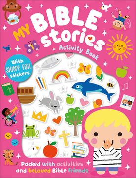 portada My Bible Stories Activity Book (Pink) (in English)