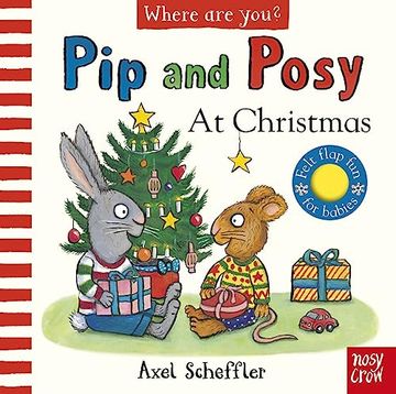 portada Pip and Posy, Where are You? At Christmas (a Felt Flaps Book) (en Inglés)