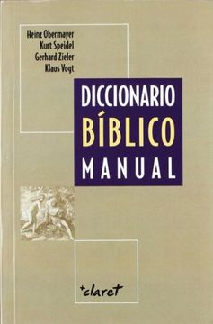 portada Diccionario Biblico Manual (Claret)