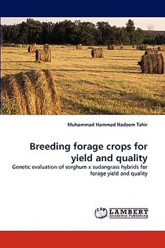 portada breeding forage crops for yield and quality (in English)