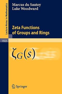 portada Zeta Functions of Groups and Rings: 1925 (Lecture Notes in Mathematics) (en Inglés)
