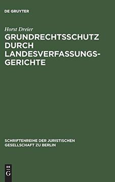 portada Grundrechtsschutz Durch Landesverfassungsgerichte (in German)