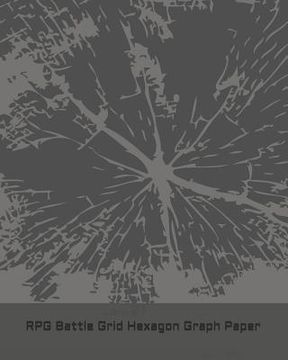 portada RPG Battle Grid Hexagon Graph Paper: Honeycomb Hex Tiles for Tactical Game Strategy Planning (en Inglés)