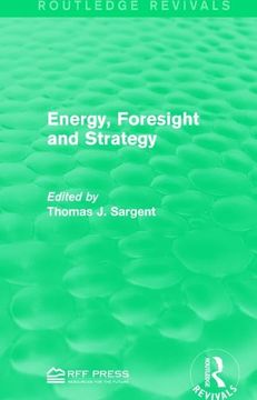 portada Energy, Foresight and Strategy (en Inglés)