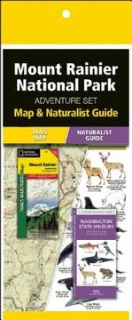 portada Mount Rainier National Park Adventure Set: Trail map & Wildlife Guide (en Inglés)