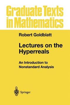 portada lectures on the hyperreals: an introduction to nonstandard analysis (en Inglés)