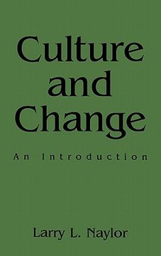 portada culture and change: an introduction (en Inglés)