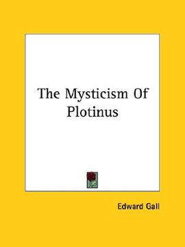 portada the mysticism of plotinus (en Inglés)