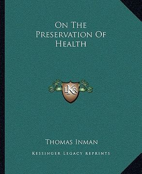 portada on the preservation of health