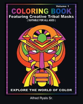 portada African Masked Theme Coloring Book (en Inglés)