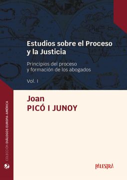 portada Estudios Sobre El Proceso Y La Justicia (Vol. I) (in Spanish)